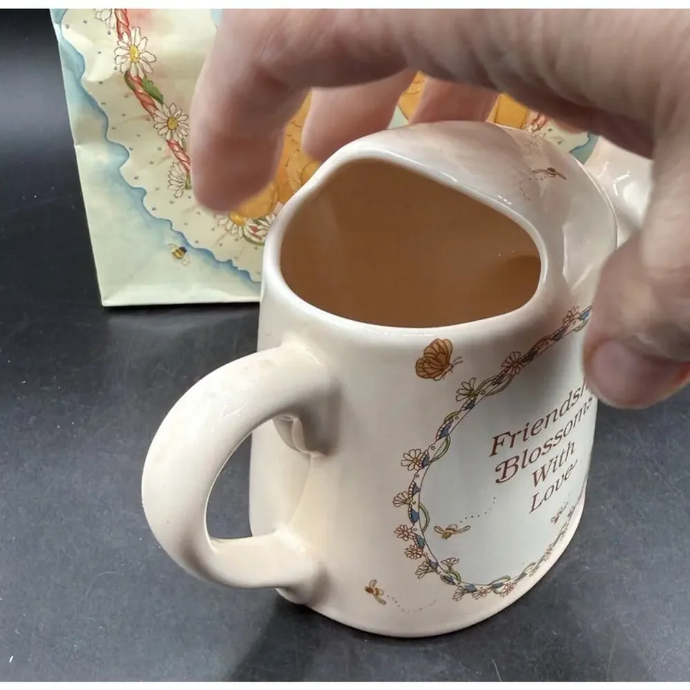 Cherished Teddies Porcelain Friendship Blossoms With Love Watering Can -7